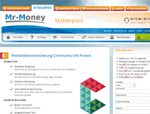 Tablet Screenshot of makler-bund.de